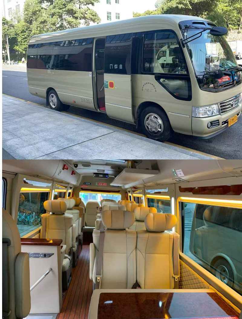 深圳18座豪华中巴包车 - 11座到18座贵宾中巴出租租赁